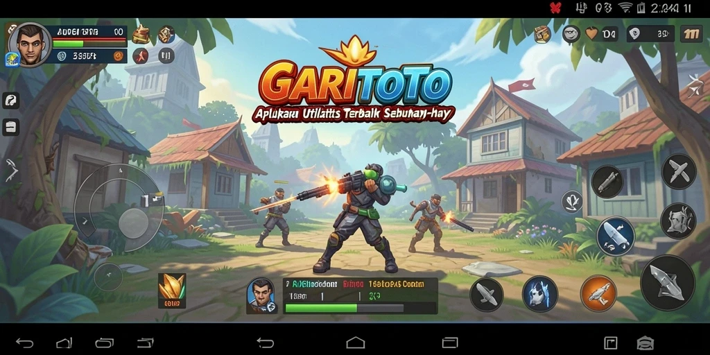 Tampilan utama GARITOTO dengan alat utilitas yang bermanfaat.