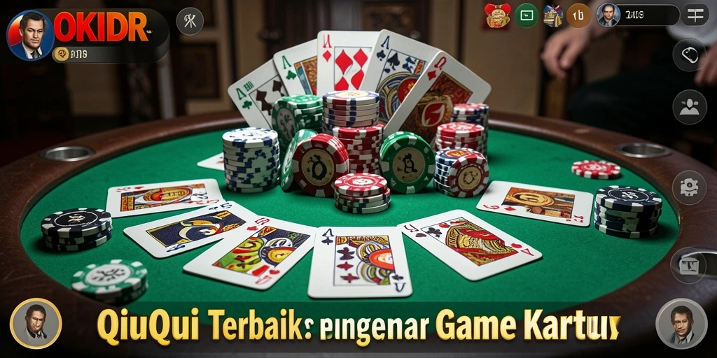 Tampilan gameplay QiuQiu yang seru dan interaktif di OKIDR.