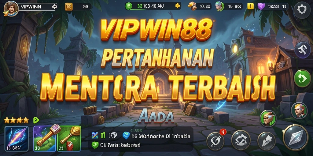 Screenshot menampilkan aksi mendebarkan dalam game Tower Defense.